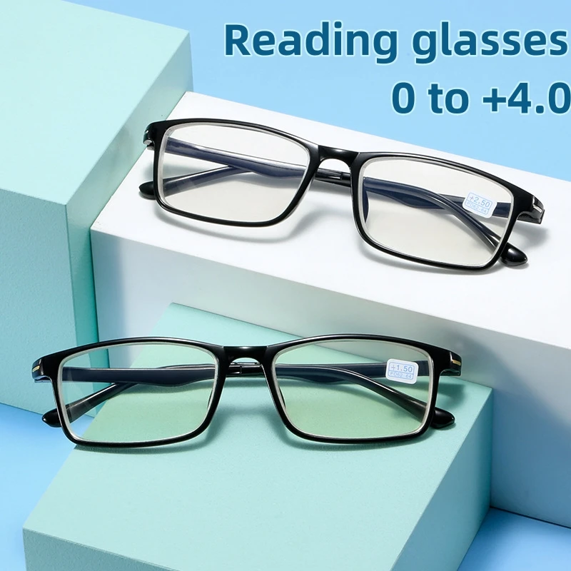 

Lightweight TR90 Anti-blue Reading Glasses Vintage Anti-radiation Presbyopia Glasses Optical Spectacle Far Sight Eyeglass