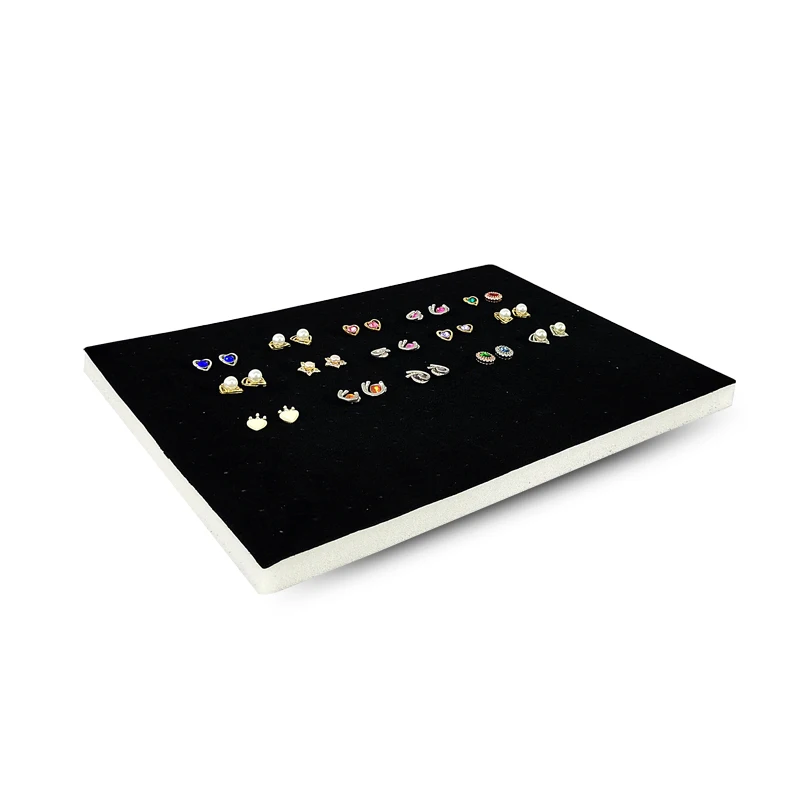 216 Holes Earrings Display Pad Studs Earrings Storage Jewelry Tray Inner Jewelry Box Insert Pad DIY Sponge Mat 33.5*22.5*1cm