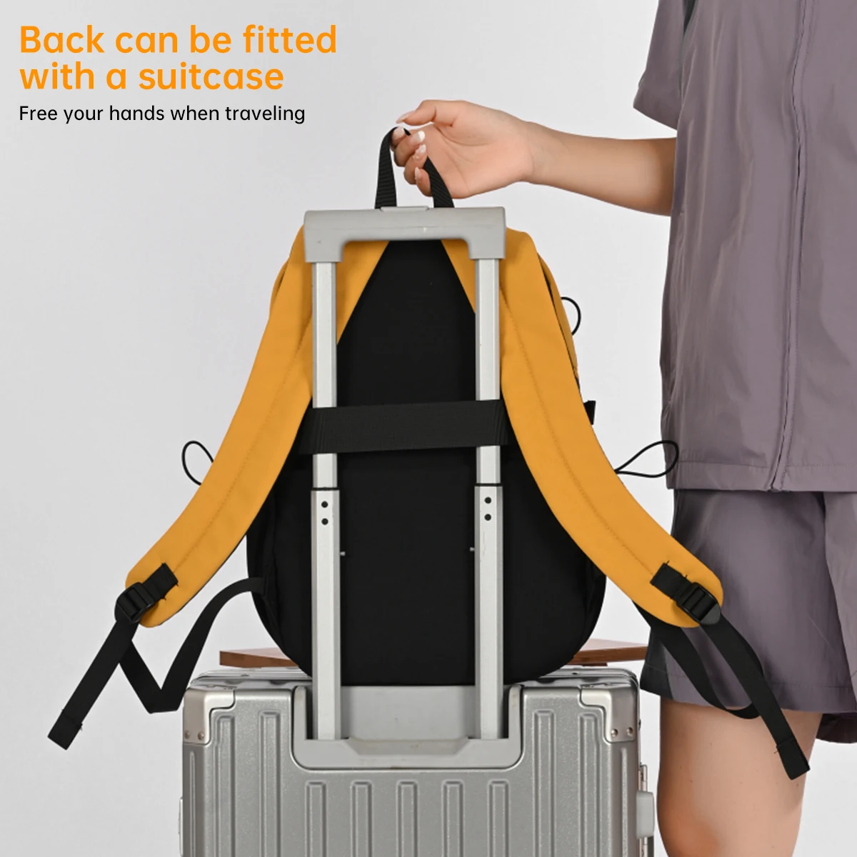 Outdoor hiking and mountaineering backpack, lightweight double-shoulder bag, new professional lightweight large-capacity water-resistant school backpack for students