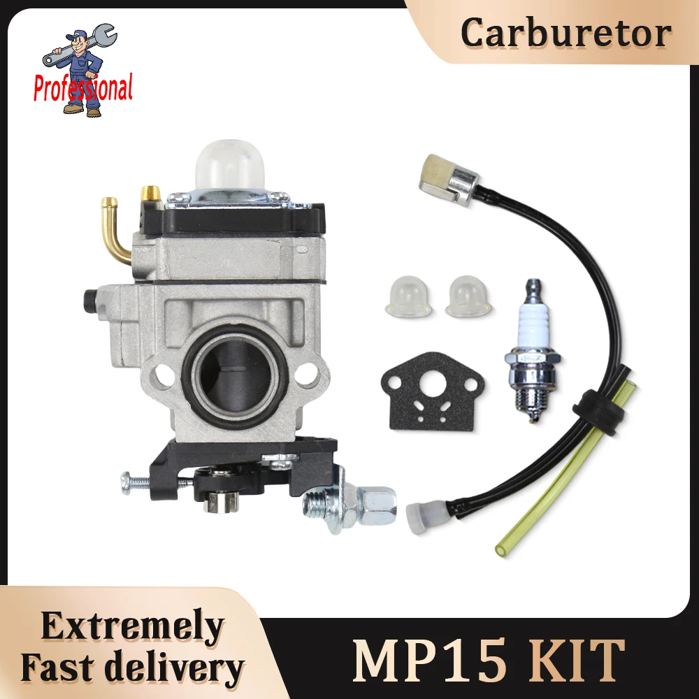 

Carburetor For Walbro 40-5 Trim Compatible With Mp15 43Cc 52CC Cg430 Cg520 Bc430 Bc520 Brush Cut Lawn Mower Trim Carburetor