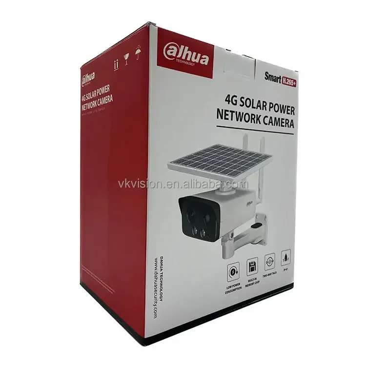 Cámara de red 4G Bullet WizSense focal fija IR de 4MP IPC-HFW3441DG-AS-4G-LA-B IPC-HFW3441DG-AS-4G-EAU-B