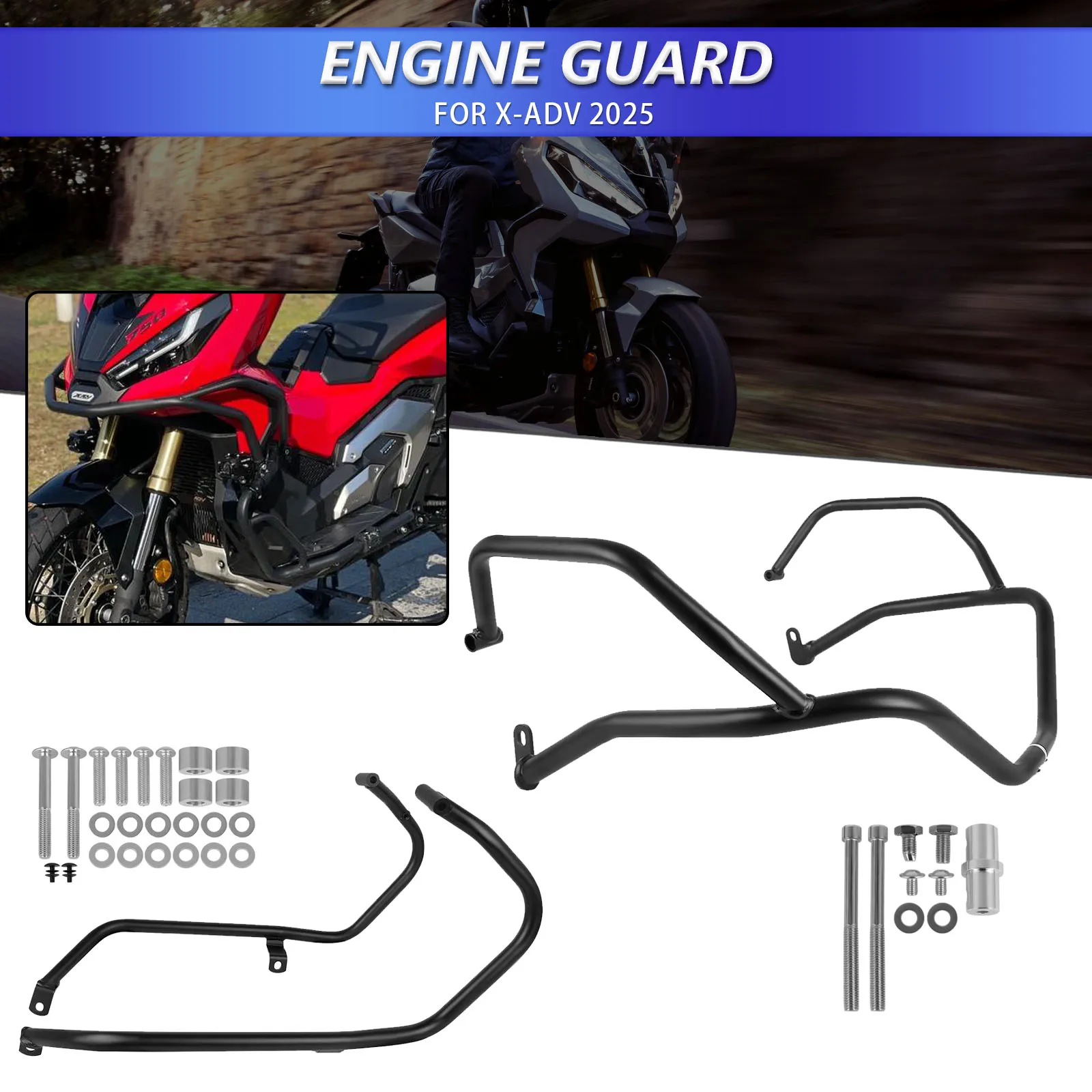 

XADV750 Motorcycle Highway Engine Guard Crash Bar For Honda XADV X ADV 750 X-ADV 2025 2026 Bumper Fairing Stunt Cage Protector