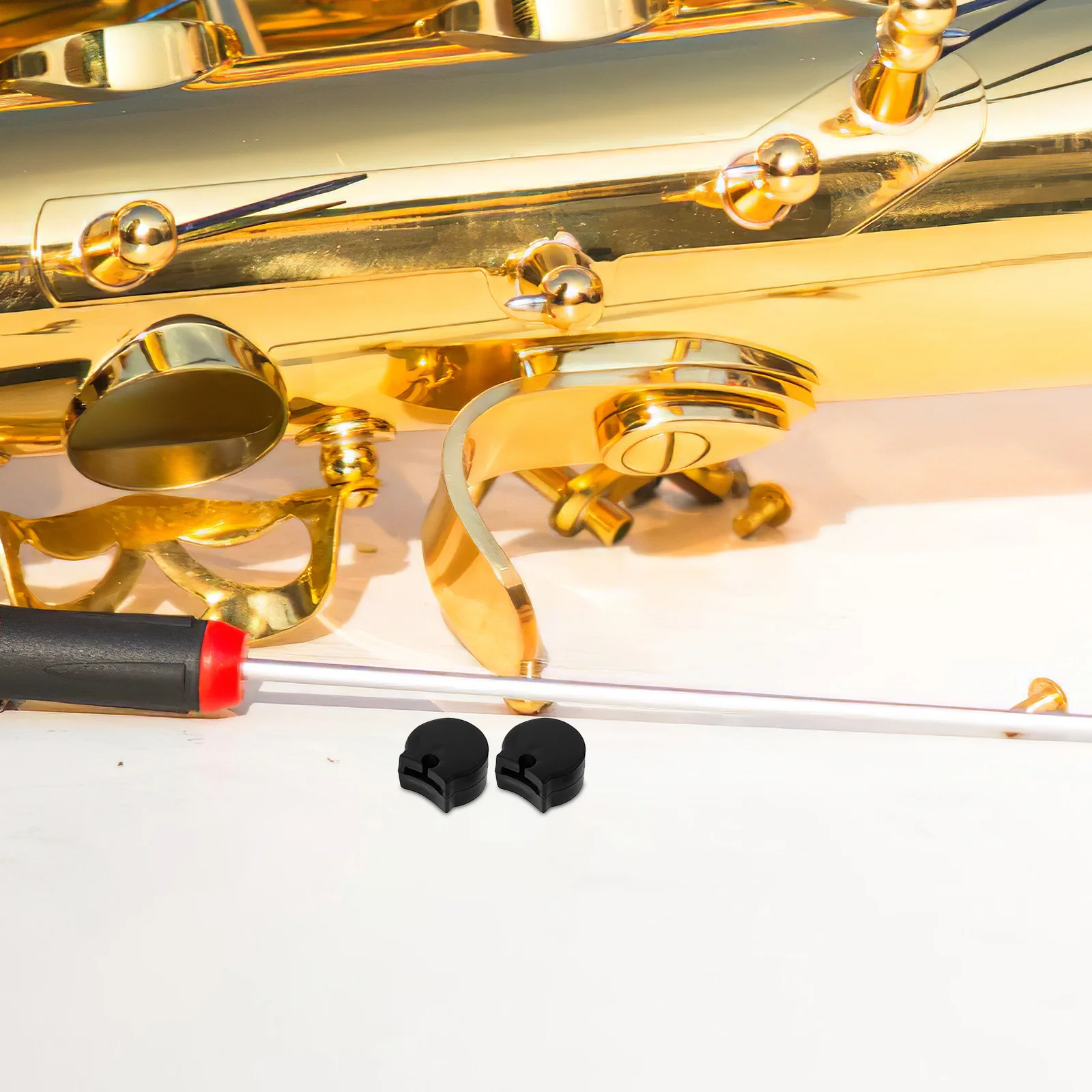 

8Pcs Clarinet Thumb Rest Cushion Rubber Pads Non-Slip Finger Rest Protector Thumb Support for Saxophone Clarinet Accessories