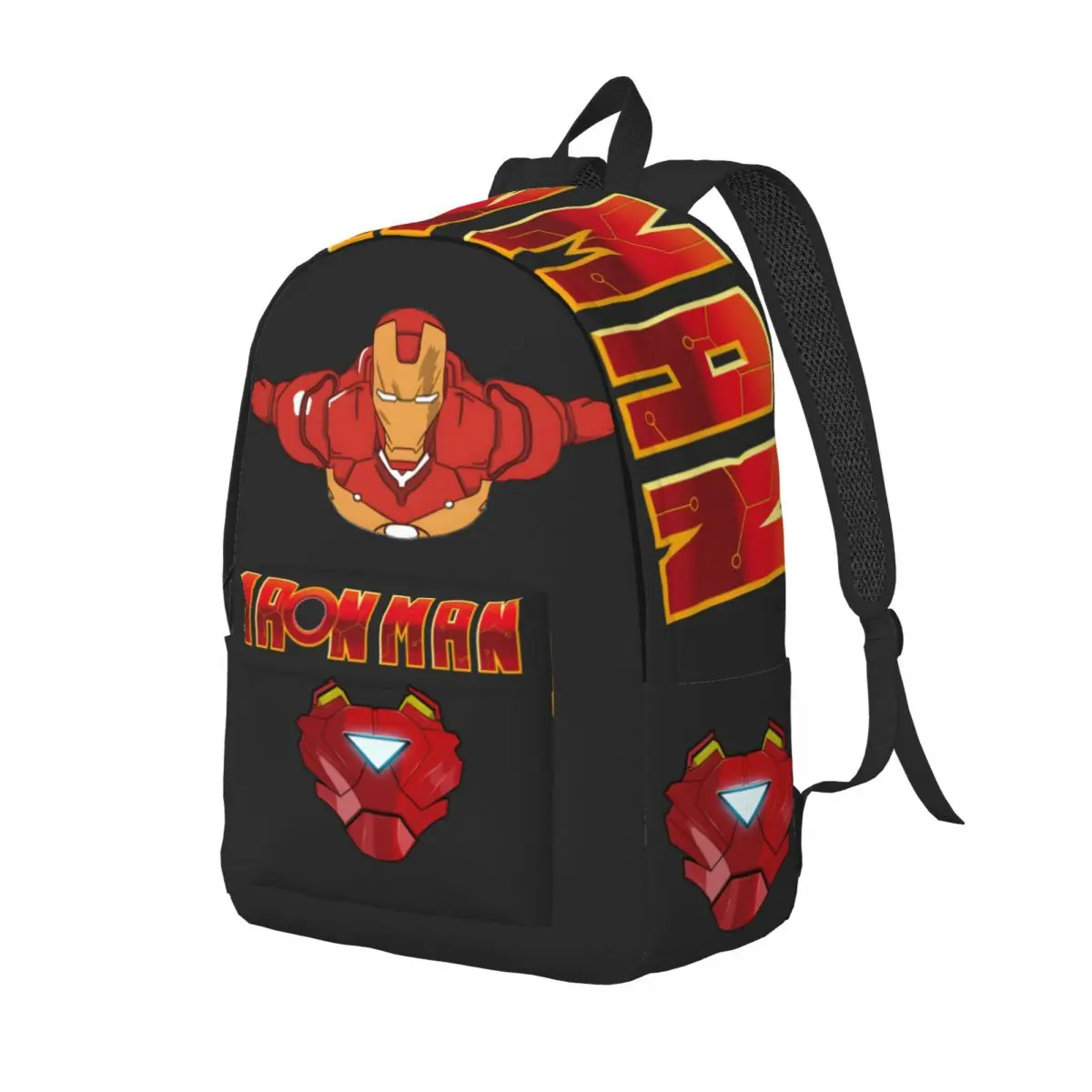 Birthday Gift Flying Tony Multi Compartment Handbag Marvel Iron Man Vintage For Women Kid Laptop Bag Travel