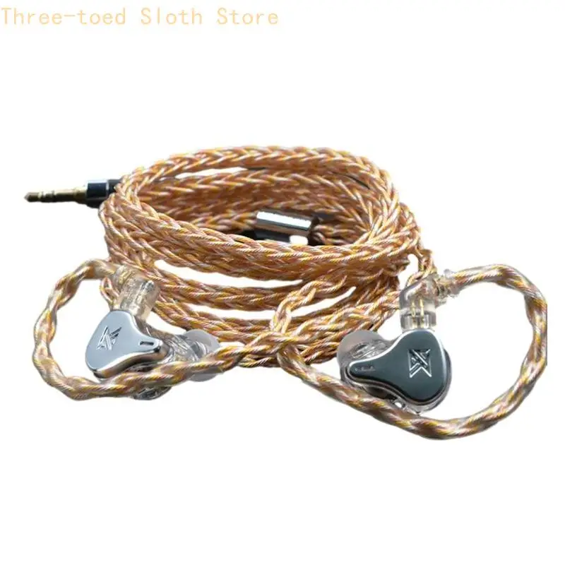 

Quality Silver Plated Cable Perfect for ZS10PRO ZSN EDX ZEXPRO ZASZAX Headset E74A