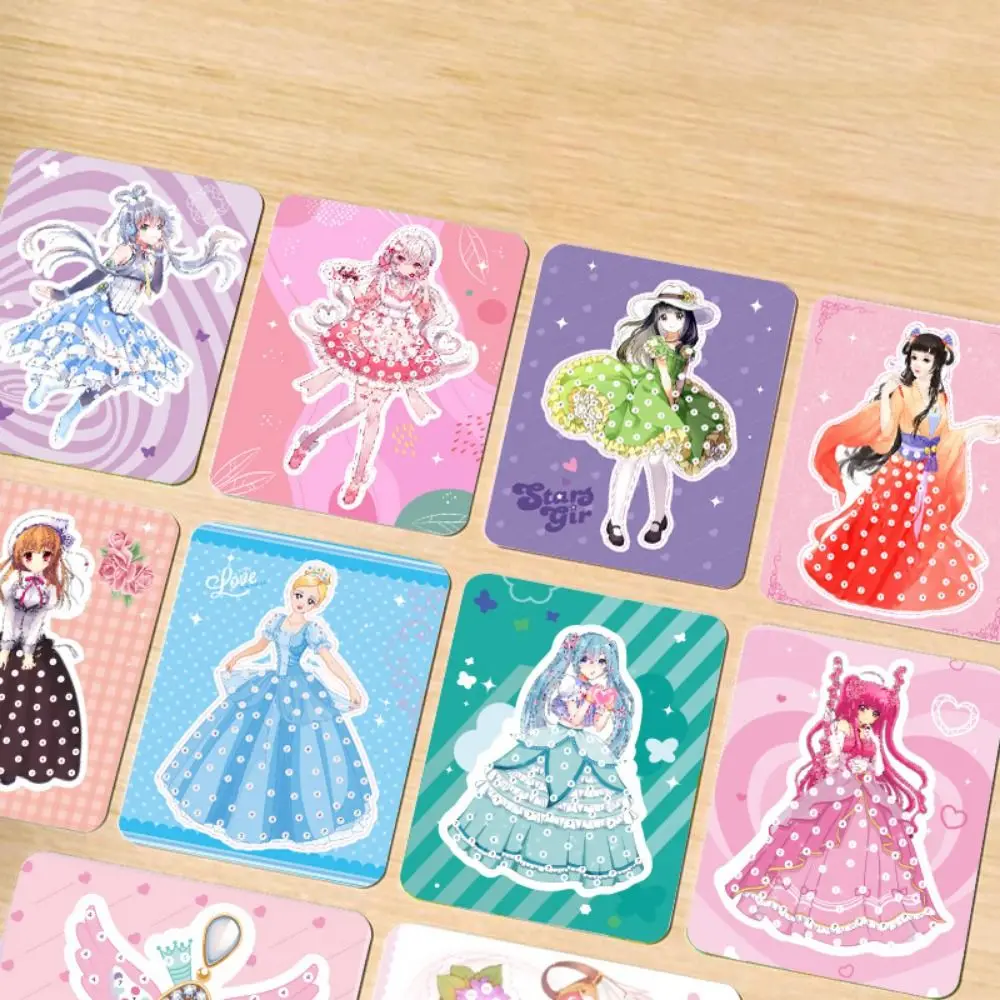 Brinquedo Educativo de Artesanato DIY, Adesivo de Pintura de Princesa Fada, Material Criativo para Atividades Manuais