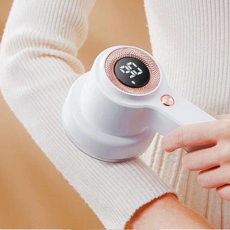 เครื่องโกนขนสเวตเตอร์ขนปุยไฟฟ้าแบบชาร์จไฟได้สำหรับเสื้อผ้าเครื่องกำจัดขุยผ้ามี6เส้น