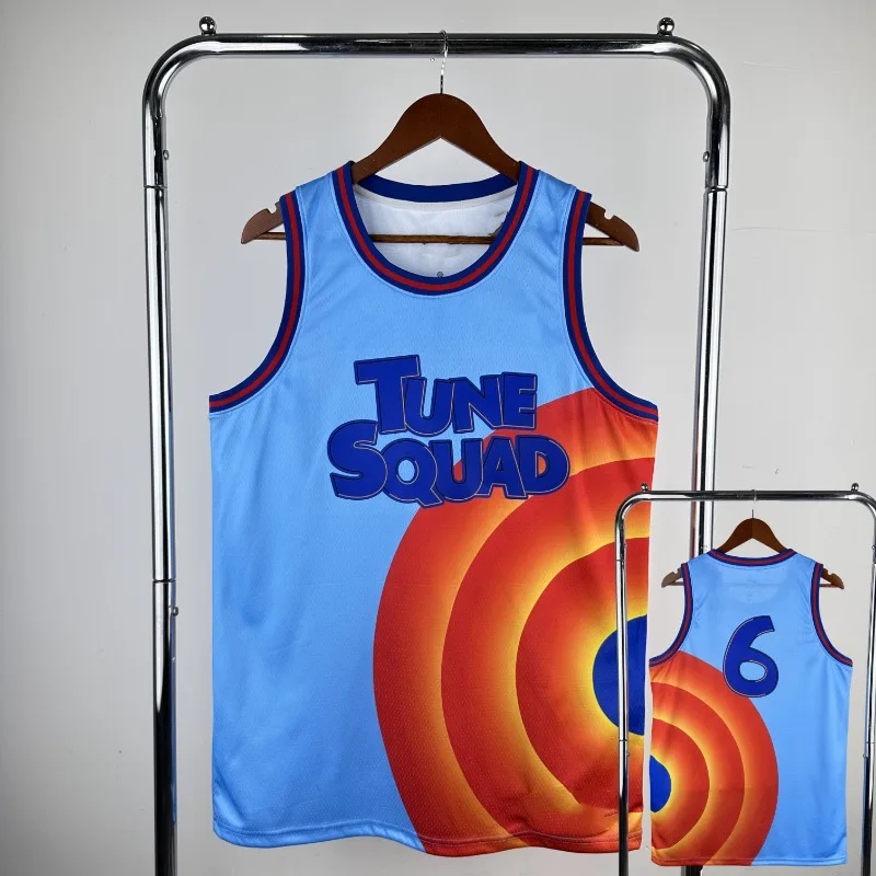 24/25 Latest Explosive Basketball Vest Slam Dunk James No. 6 Jersey Summer Sleeveless Top Adults and Children Quick Dry