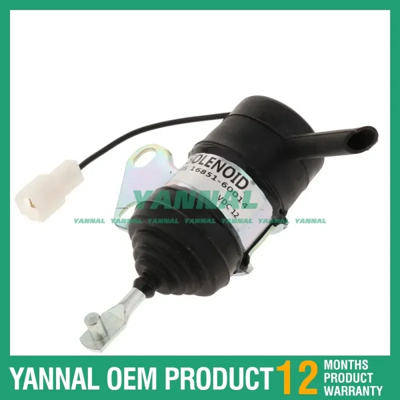 

12V Fuel Shut Off Solenoid 1685160014 For Bobcat 316 319 320 321 322 E10 E14 E16