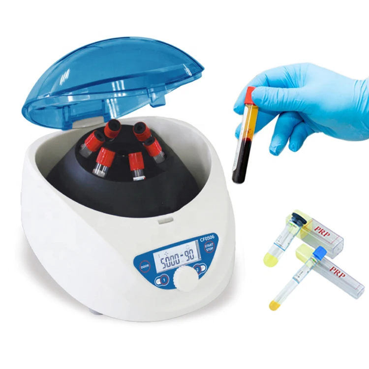 Centrífuga de Plasma Rico en Plaquetas CF0506, Centrífuga PRP de 1.5-15 ml, Máquina Centrífuga de Sangre Clínica para PRP, Máquina Centrífuga Médica para PRP