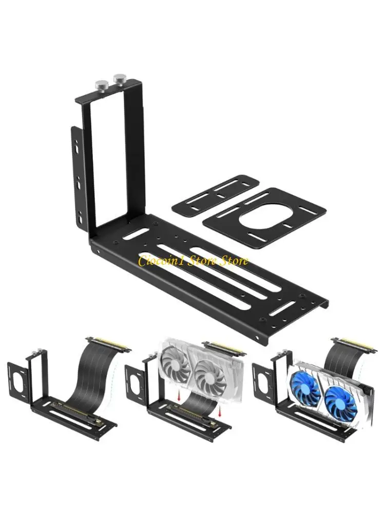 A3PC Metal VGA Stand For Vertical GPU Mounting Secure Positioning In Computer Case Simple Setups
