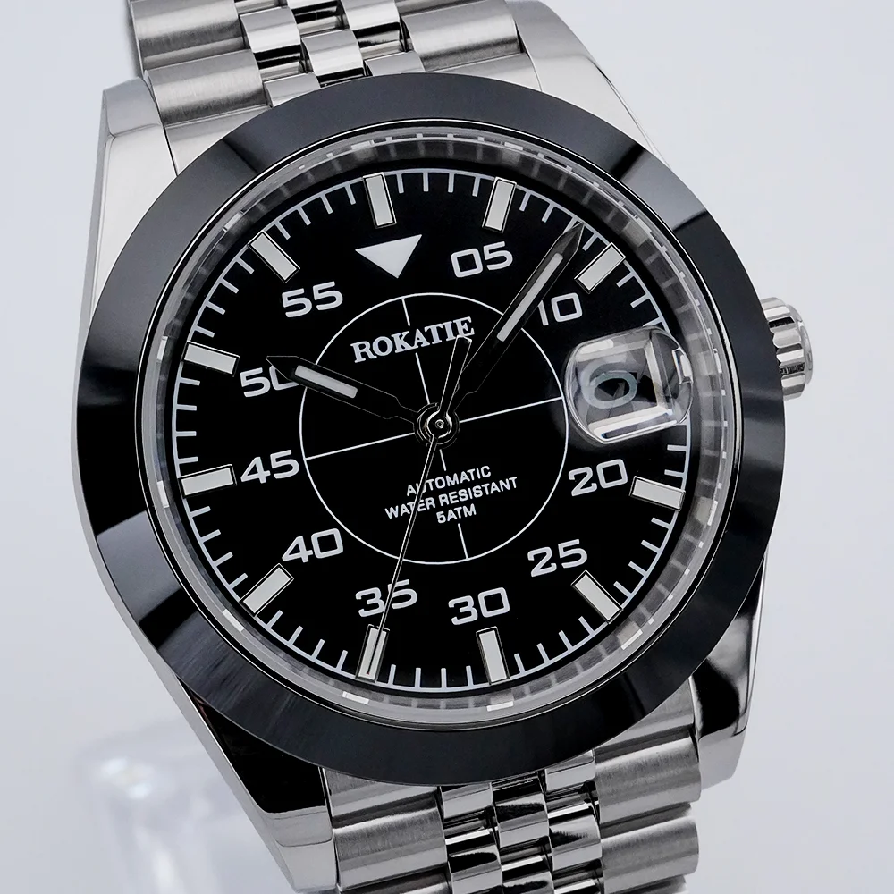 ROKATIE 39mm nh35 watch Business Watches for men Luxury Automatic Mechanical High Quality Stainless Steel Case Man watch