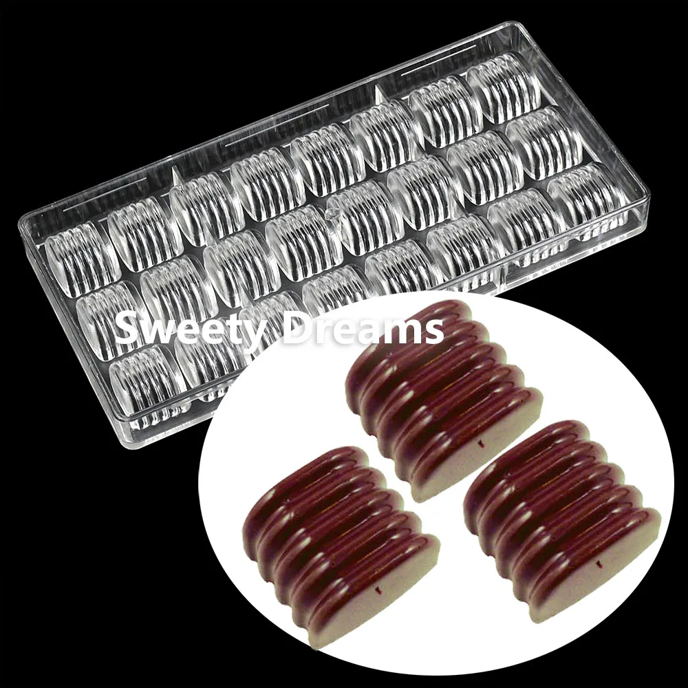 Traditional Shapes Polycarbonate Chocolate Mold For Cake Sweets Baking Candy Mould Confectionery Tool Bakeware Dish