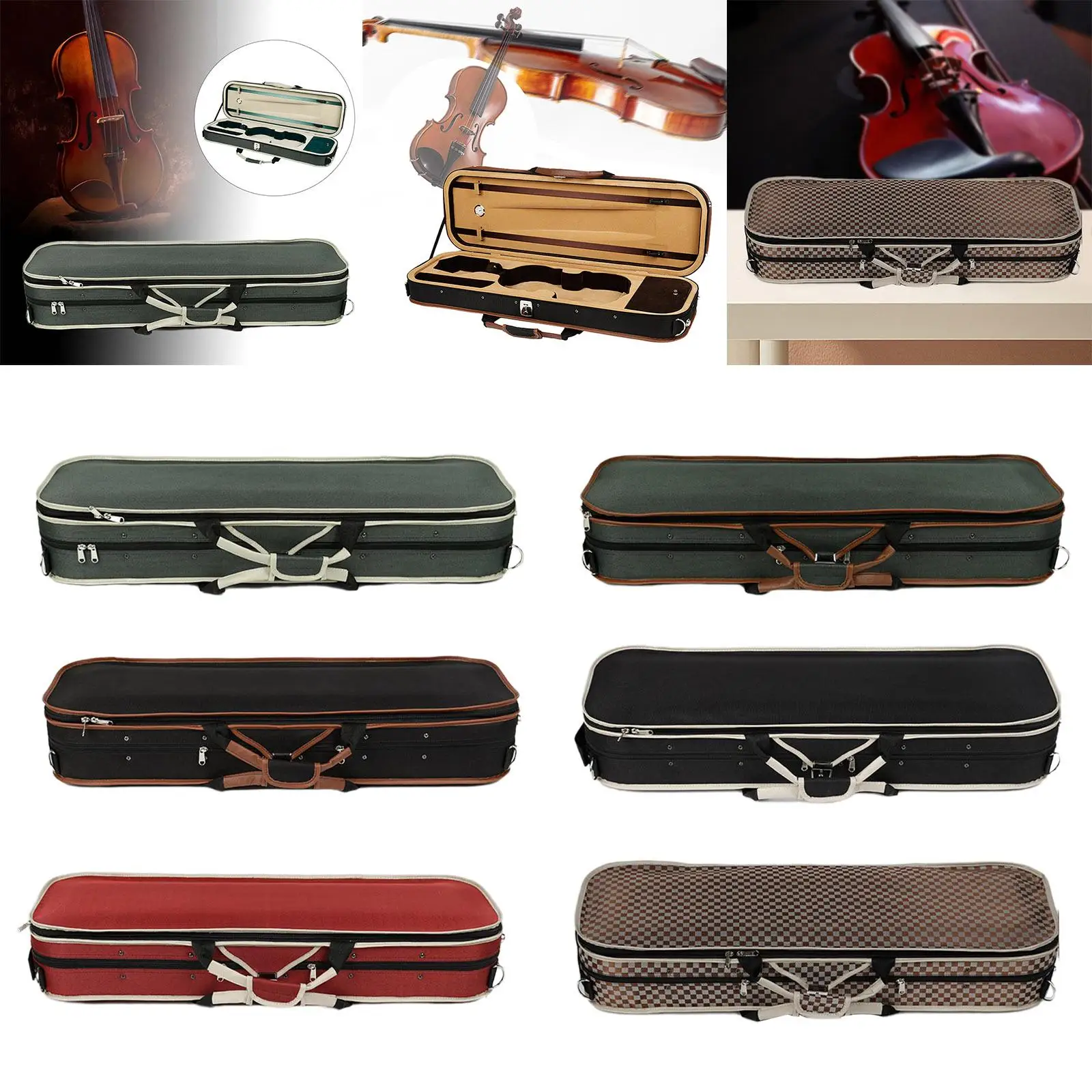 

Violin Storage Case Handbag Easy Carrying for Beginner Violin Lovers Players
