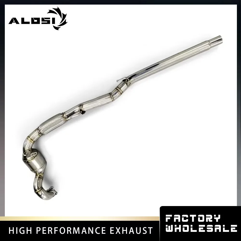 

Выхлопная труба для Audi A1 EA111/EA211 1.4T 2011-2022, высокопроизводительная модификация выхлопной системы, идеальная установка