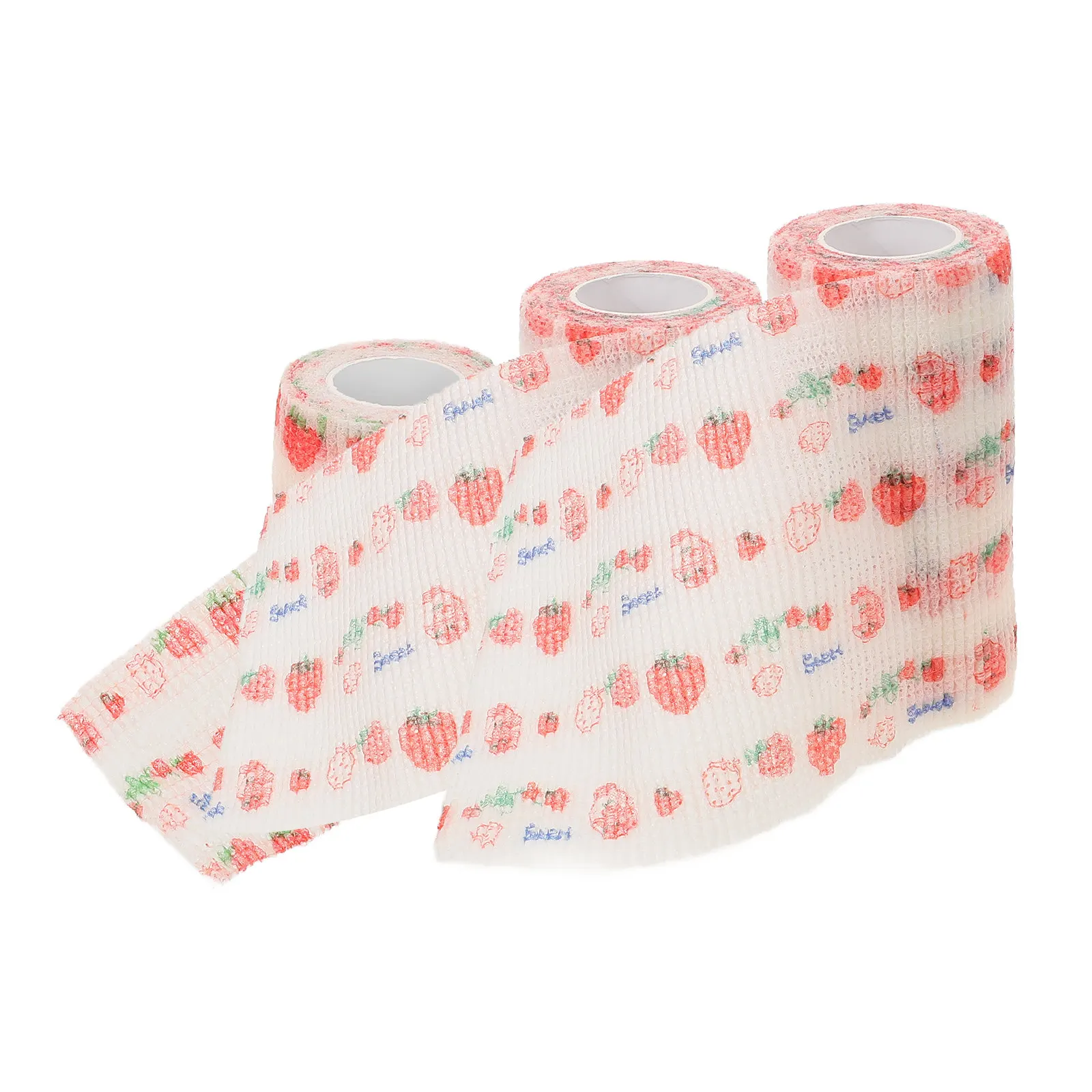 3 Rolls Breathable Dog Bandage Tape Elastic Pet Wrap for Outdoor Protection Vet Wrap for Dogs Dog Wound Bandage and Convenient