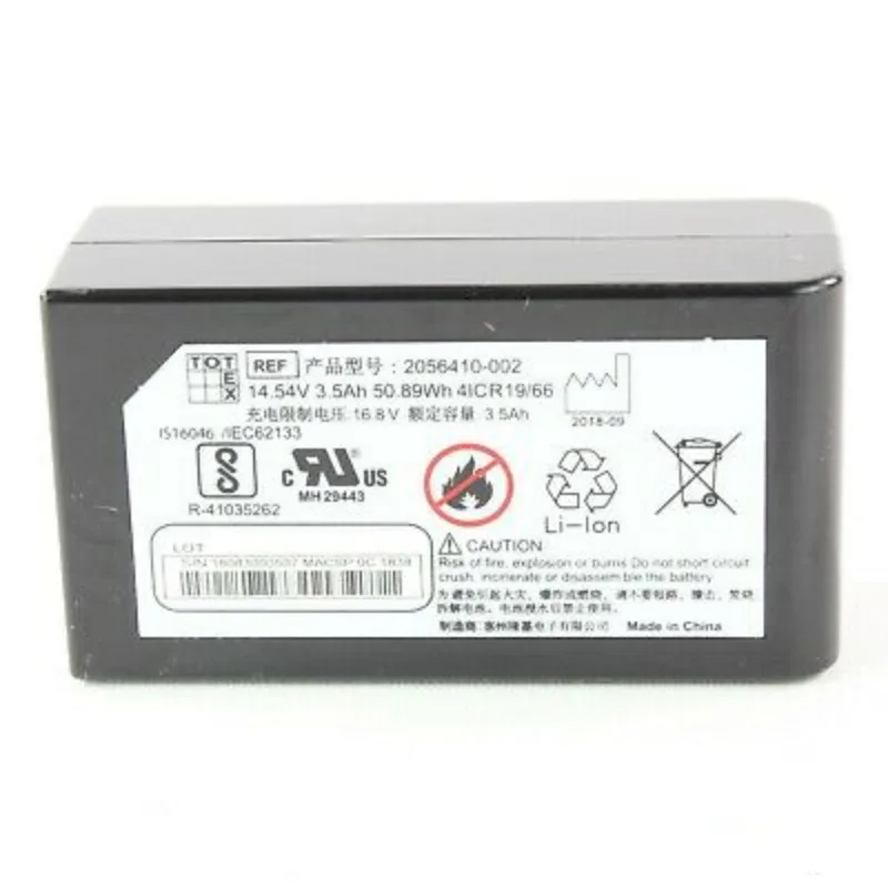 14.4V 3400mAh Li-ion rechargeable replacement Medical battery 2056410-001 for  MAC 2000 EKG