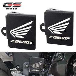 Hollow Out Design For Honda CB500X CB500F CB 500X 500F 500 X/F Rear Brake Fluid Reservoir Cover Cup Protection Guard Accessories