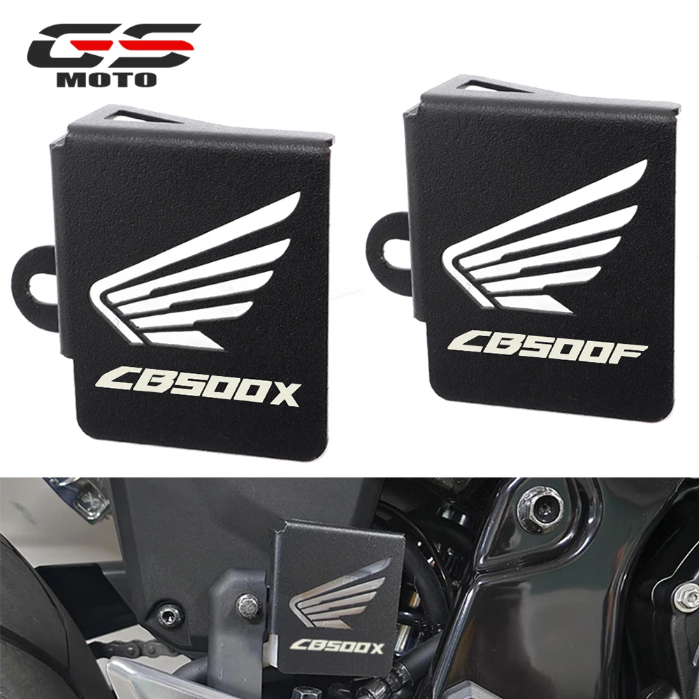 Hollow Out Design For Honda CB500X CB500F CB 500X 500F 500 X/F Rear Brake Fluid Reservoir Cover Cup Protection Guard Accessories