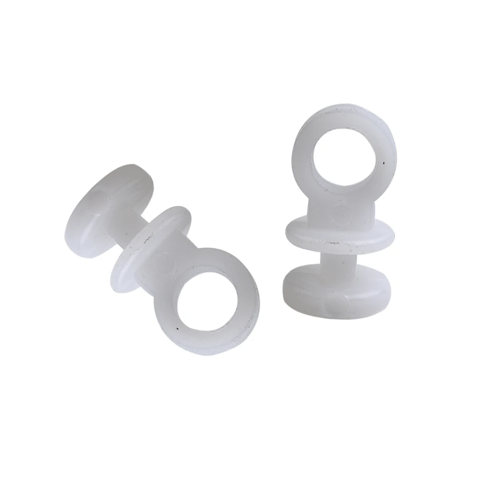 Gliders Runners Curtain Track Plastic Strong Sturdy 50 * 50 Pcs Curtain Motorhome Runner Track Hooks Van White