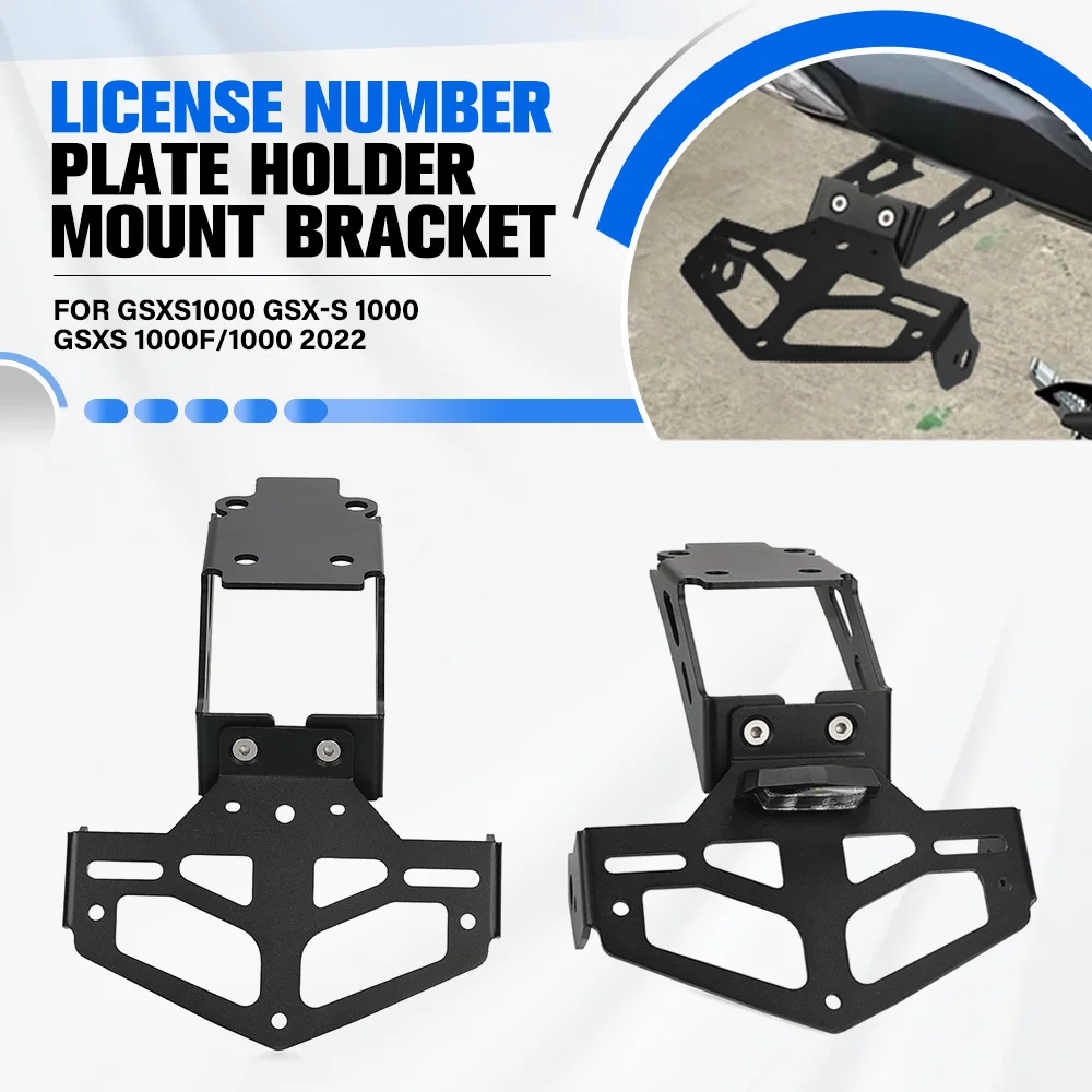 

For SUZUKI GSXS1000 GSX-S 1000 GSXS 1000F/1000 2022 Motorcycle Rear Tail Tidy Bracket Fender Eliminator Kit License Plate Holder