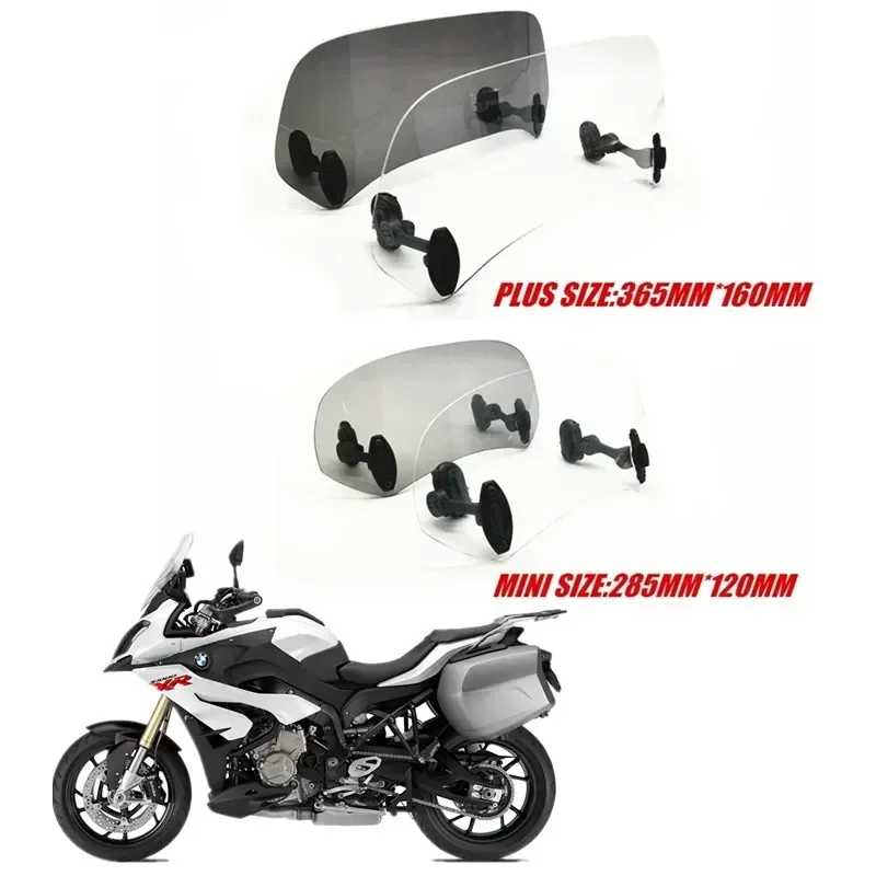 جناح زجاجي أمامي قابل للتعديل ، عاكس هواء ، جناح زجاجي أمامي لتطور بي. دبليو سي ، S1000XR R1200RS C650GT C600 Sport K1600GTL #1
