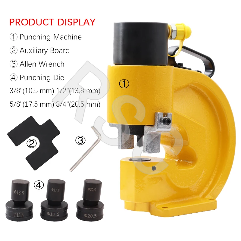 CH-70 Hydraulic Punching Machine Is Used for Opening Holes in Iron/stainless Steel Plates, Cu/Al Plates Hydraulic Punching Tool