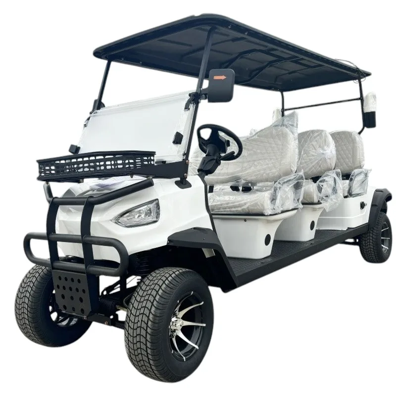 Customized Wholesaler  Best Sellers High Performance New Version 2 4 6 8 Seater48V/72V Solar Panels Electric Golf Cart