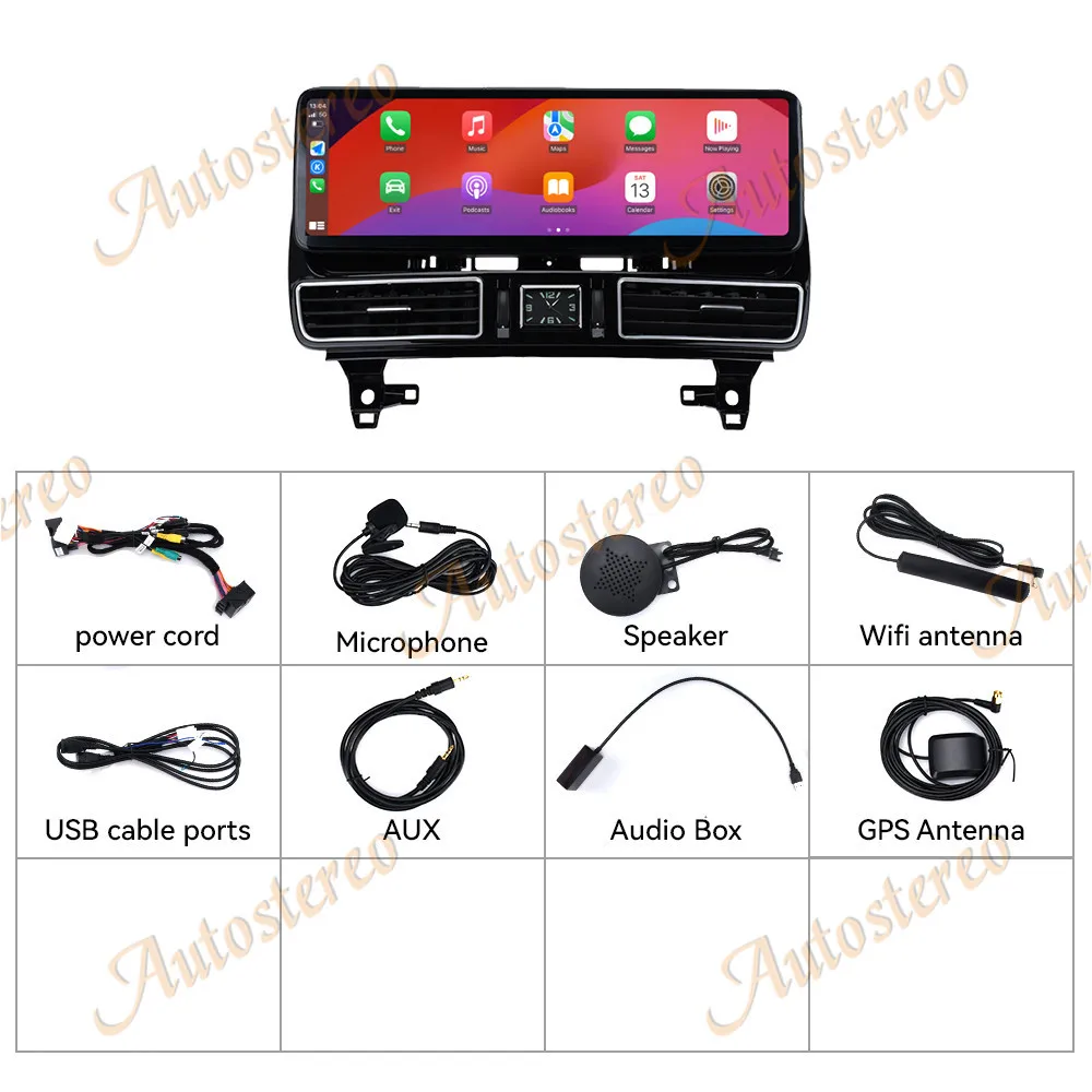 

14,9-дюймовый Carplay Android 14 для Mercedes Benz GLE GLS 2015-2018 Автомобильный GPS-навигатор Мультимедийный плеер Автомобильный радиоприемник Авто