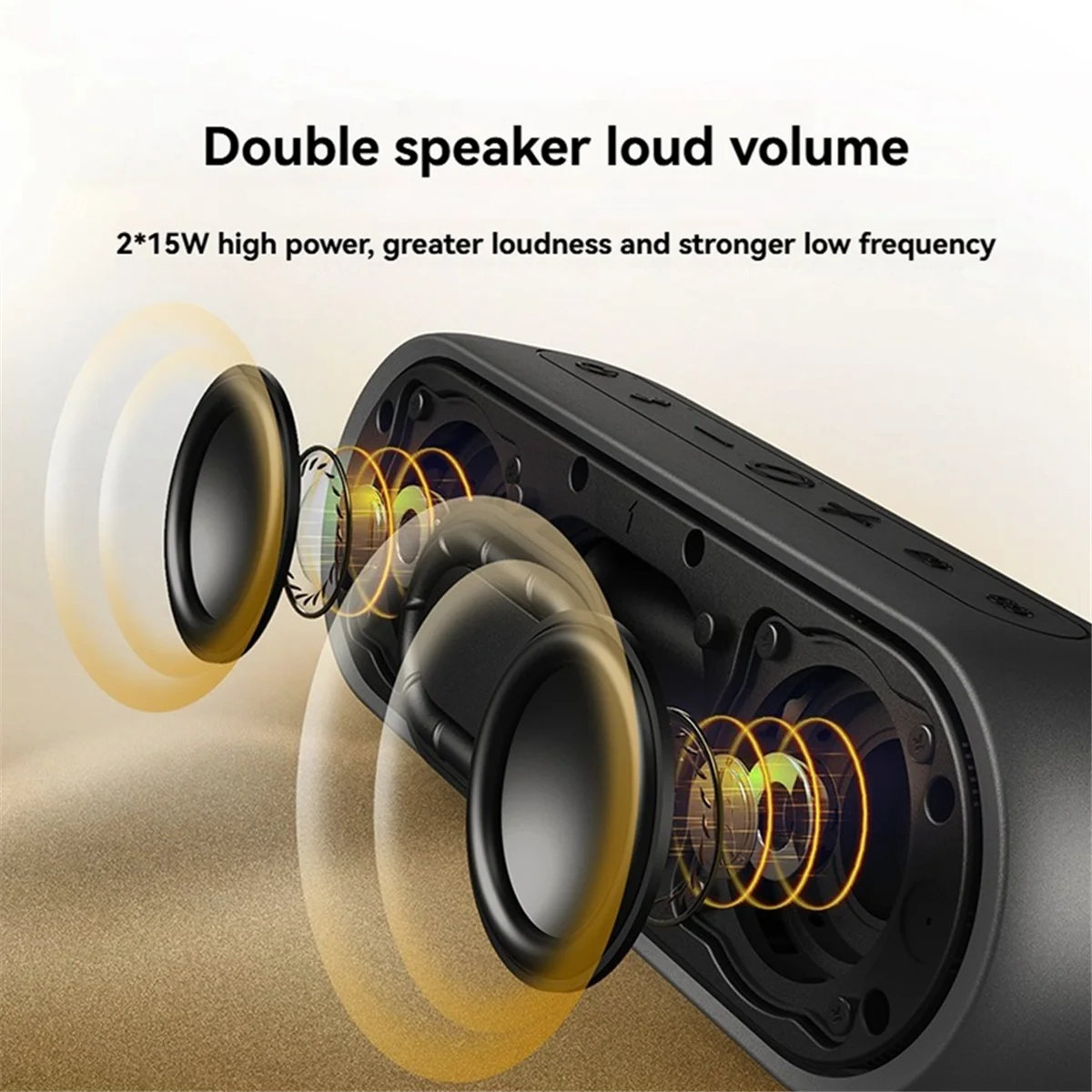 【24시간 판매!】TRIBIT XSound Plus 2 휴대용 블루투스 스피커, 30W 전력, 캠핑, 하이킹용 방수 무선 스피커