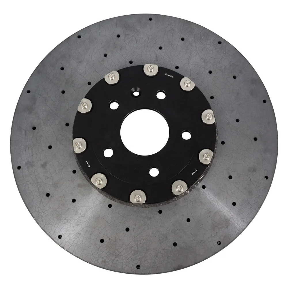 20981825 Front 394MM 34MM Drill Break Disk Carbon Ceramic Brake Disc Rotors For Corvette C7-Z06