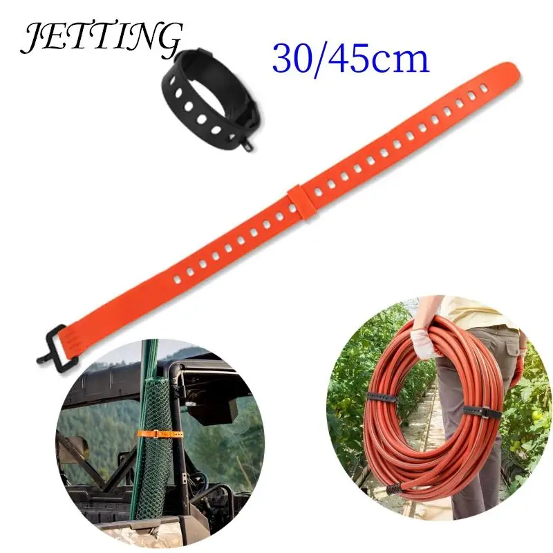 1Pc 30/45cm Rubber Tension Strap High Strength Cargo Belt Sport Water Bottle Compact Ties For Flashlight Luggage Accessories