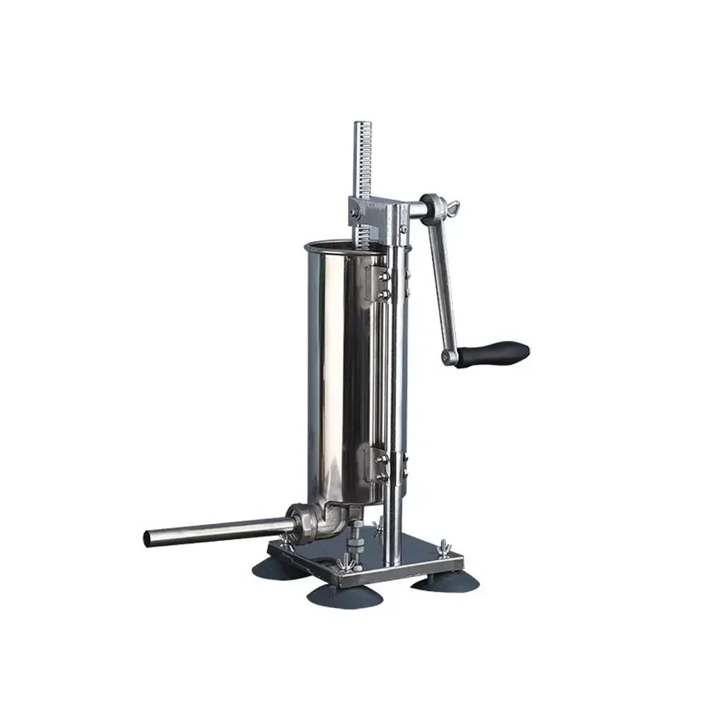 New Commercial Manual Stainless Steel Sausage Filling Machine Household Sucker Enema Machine Hand Enema Machine