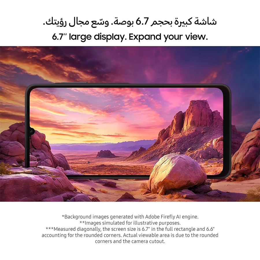 هاتف Samsung Galaxy A06 الذكي البرامج الثابتة العالمية CPU MediaTek Helio G85 كاميرا خلفية 6.7 بوصة 5000 مللي أمبير في الساعة 50 ميجابكسل 6 + 128 جيجابايت