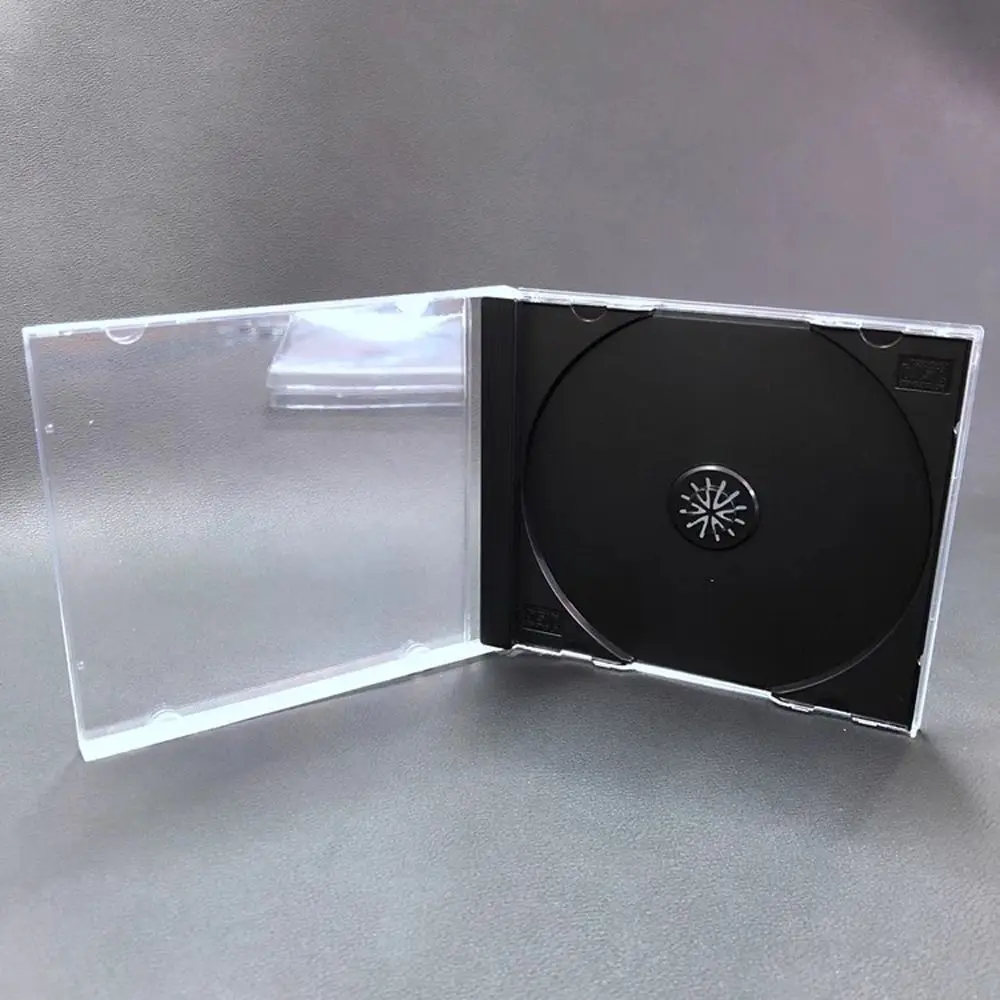 Translucency CD Protective Case Anti-scratch Standard Disc CD Box Clear Dust Protection Single Disc Storage Home Cinema Shop