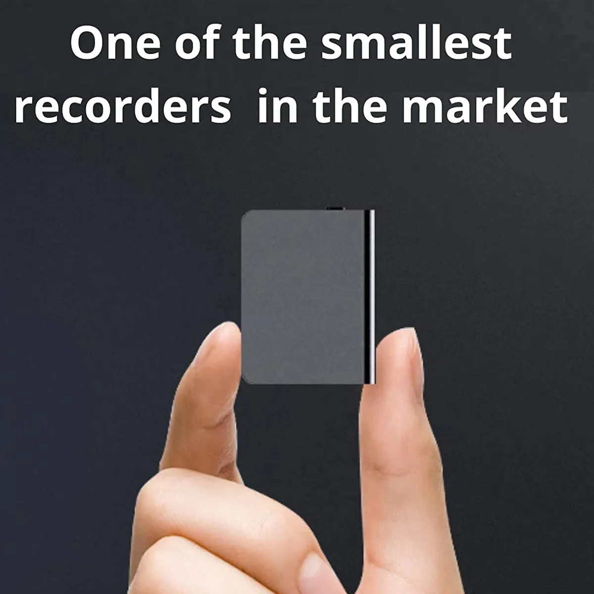 

Upgrade Mini Voice Recorder Ultra Thin 6mm Design 60M Remote Recording, Auto Split & Save Files, Support OTG Connection to Phone