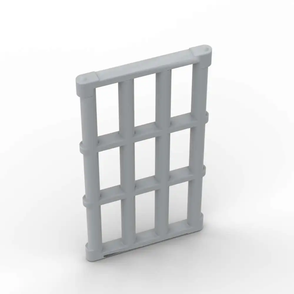 

MOC 10PCS Part Bricks 92589 Bar 1x4x6 Building Blocks Kit Door Window Grille With End Particle Assemble Toys Birthday Kids Gifts