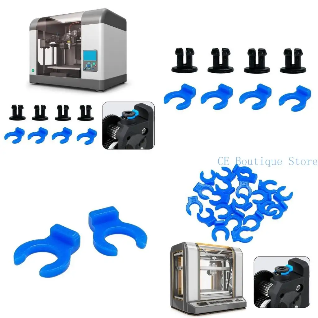 

652f 4pair PTFE Bowden Tube Tube Claw Line Connectors 4 мм фитинга для -принтера