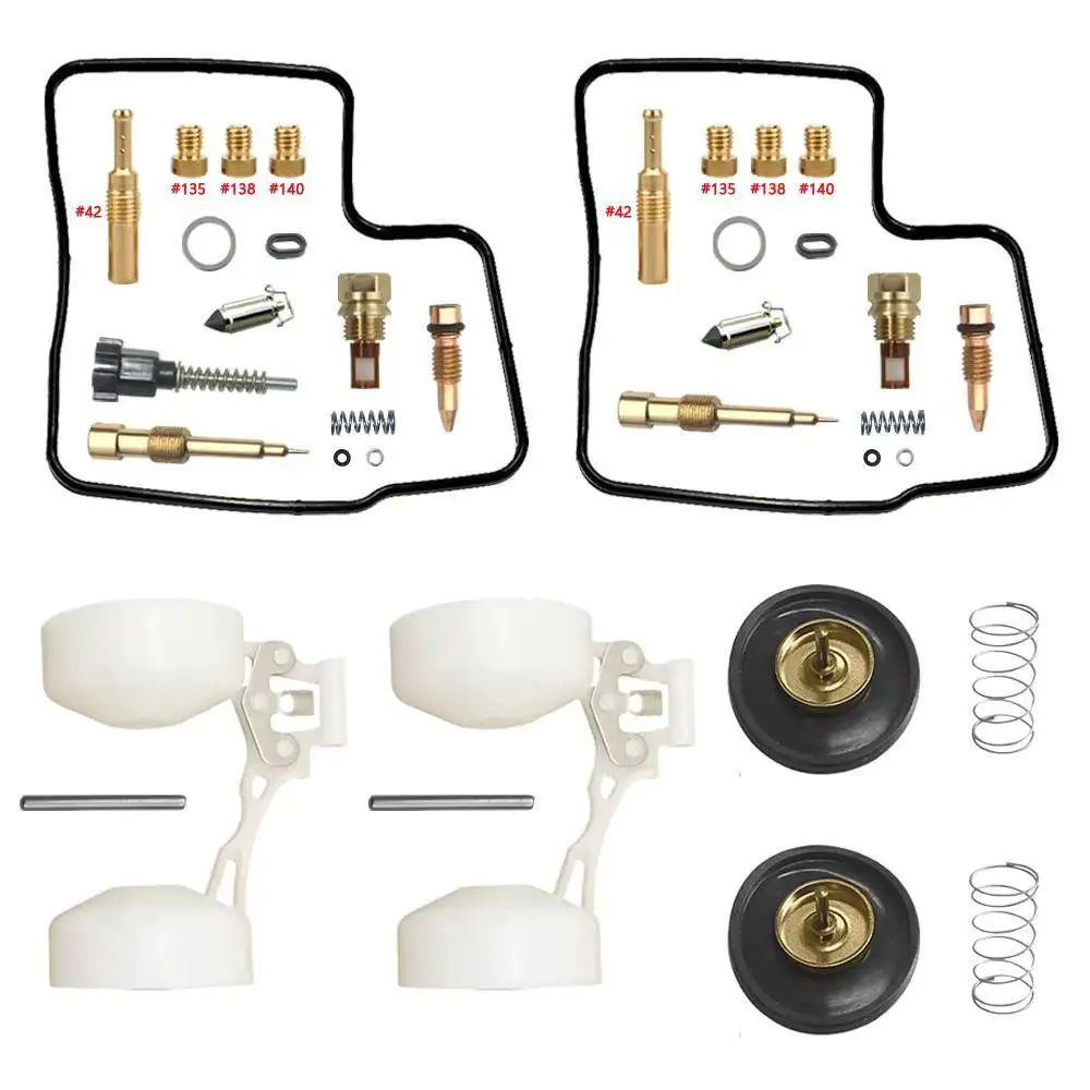 Kit de reparación de carburador, cilindro tipo V, piezas de corte de flotador de carburador para Honda NTV650 Revere RC33 NTV 1988-1997