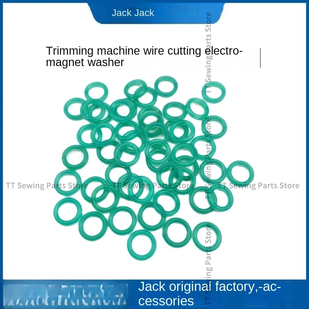 

100 шт. оригинал 810893 Ремень шины зеленая резиновая резьба электромагнитная шайба 1,8 см для Jack Bruce 904 C4 C5 B6 оверлок шитье
