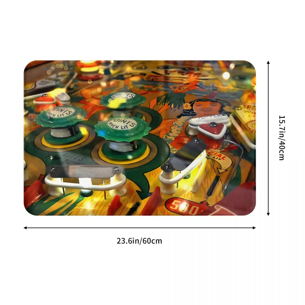 Pinball 2 Game Non-Slip Carpet Doormat Bedroom Kitchen Mat Entrance Door Decor Rug