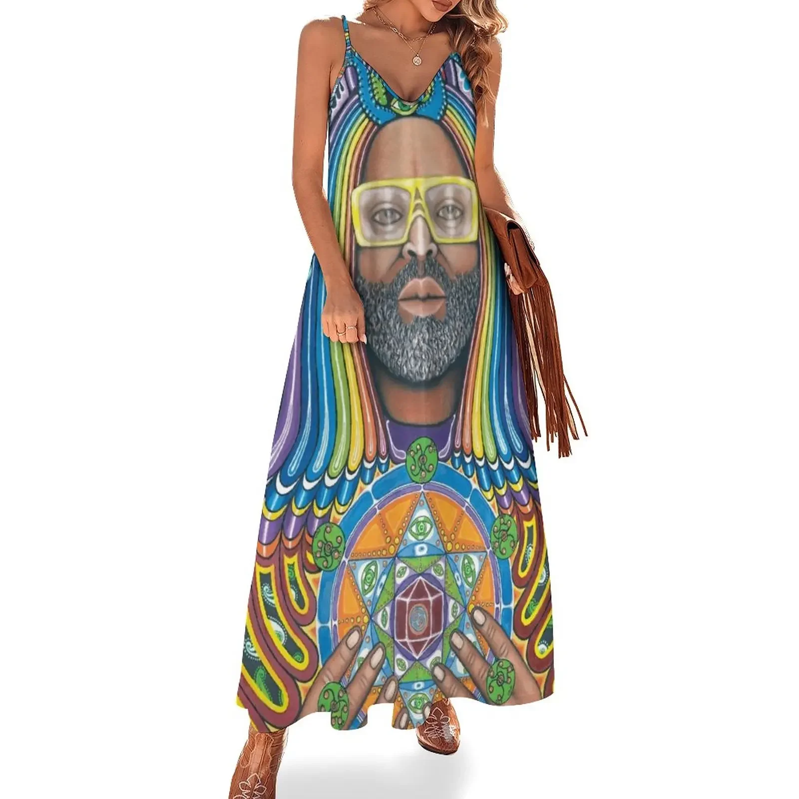 

george clinton colour Sleeveless Dress summer woman dress 2025 Dresses gala dresses for womens 2025