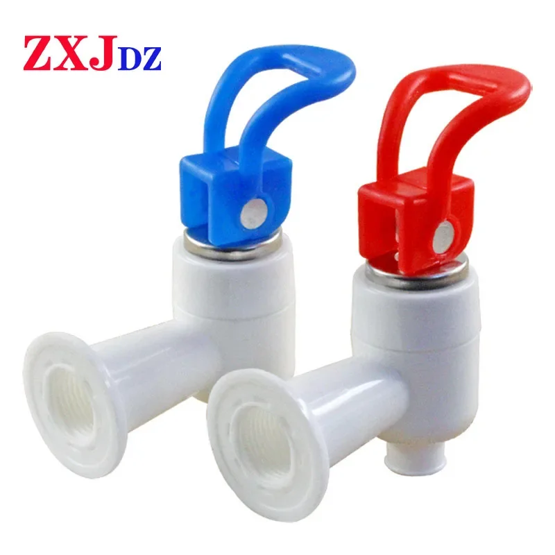 Water Dispenser Faucet Red and Blue Hot and Cold Water Outlet Water Dispenser Accessories Drinking Faucet