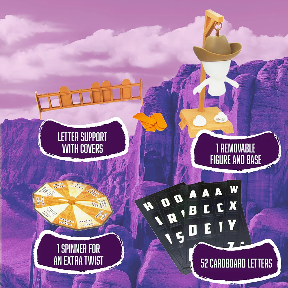 Juego de adivinación de palabras misteriosas Hangman magnético para niños y adultos, juego de viaje que brilla en la oscuridad, juegos de adivina la palabra antes de Hank Falls