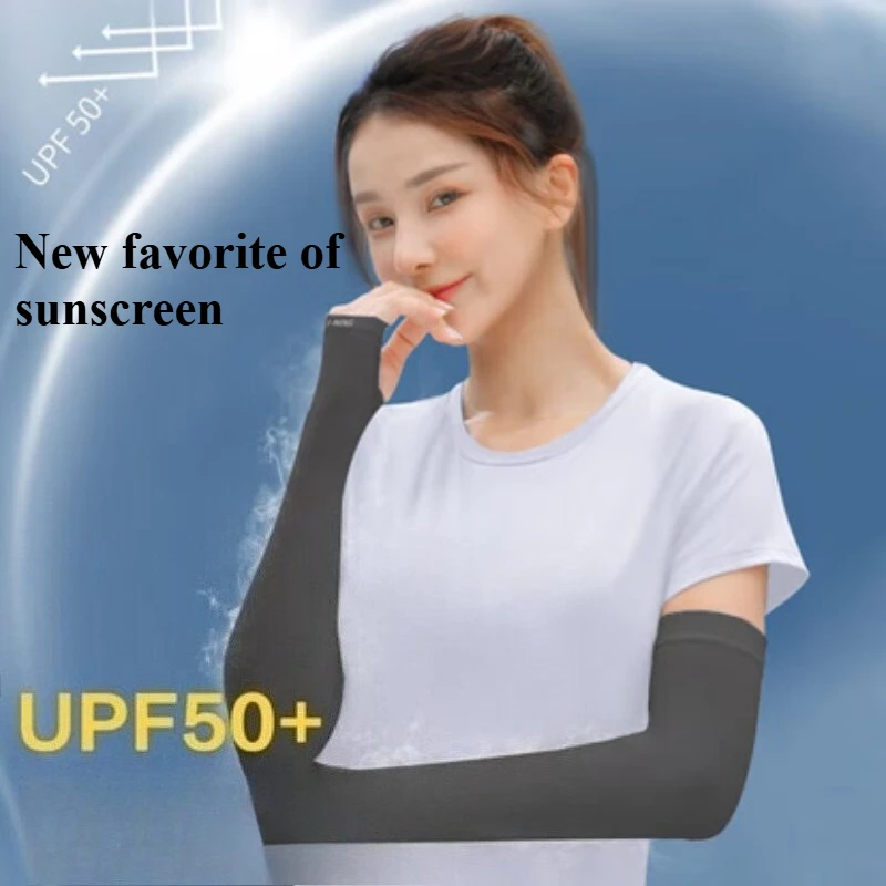 

Солнцезащитный крем для улицы, УФ-защита от солнца, компрессионные рукава для женщин и мужчин, спортивный футбольный гольф, охлаждающий рукав, летний ледяной шелк Ridin