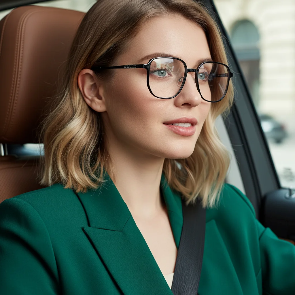 Neue Anti-Blaulicht-Brille im College-Stil mit großem Rahmen – stilvoll für Autofahrer, Brillen8103