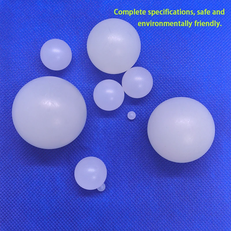 폴리프로필렌 고체 PP 플라스틱 공 직경: 2-50mm 반투명 부동 플라스틱 구슬 전체 사양