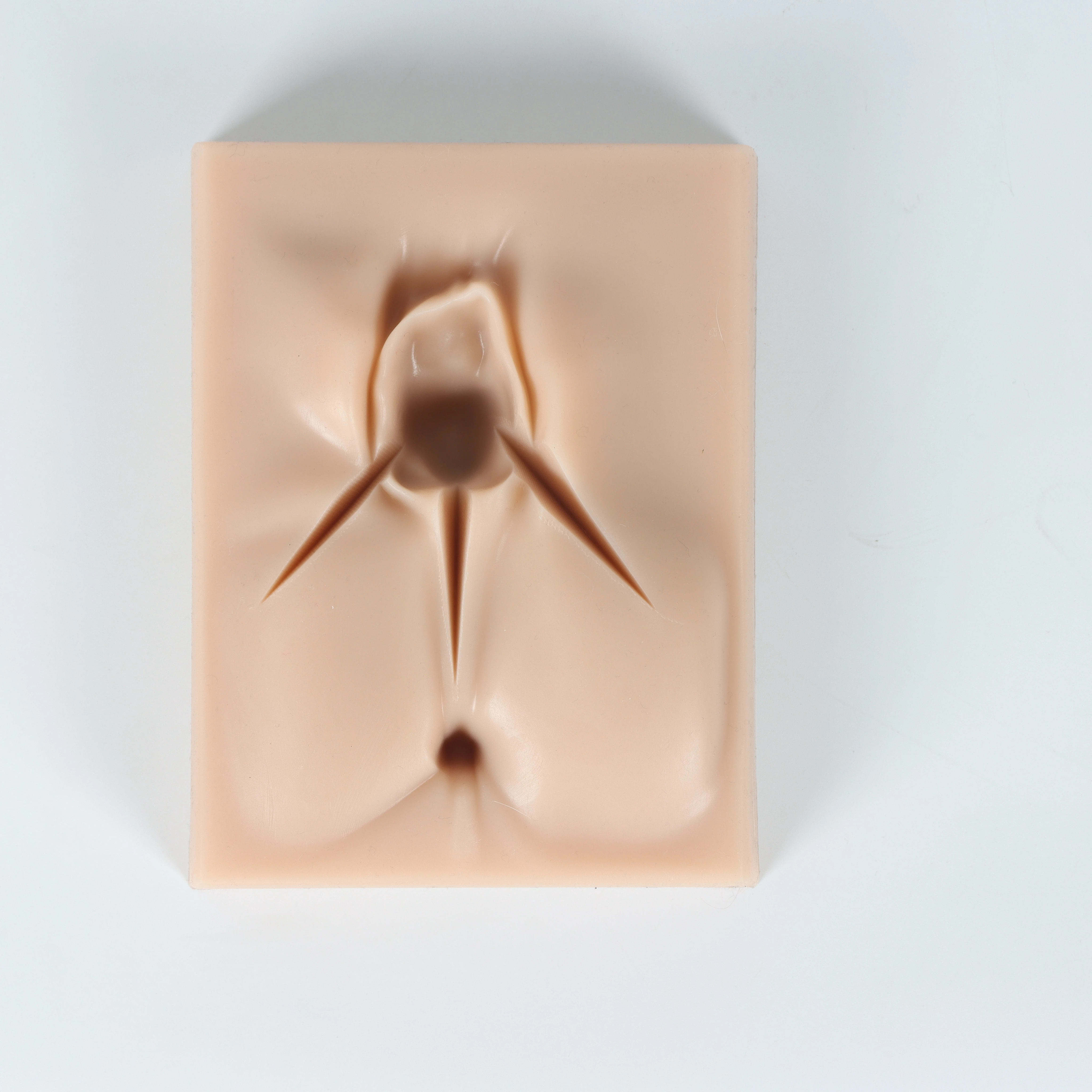 Silicone Perineal Incision Suture Pad, Perineal Incision Suture Exercise Model, Durable Vulvar Suture Training Emulator