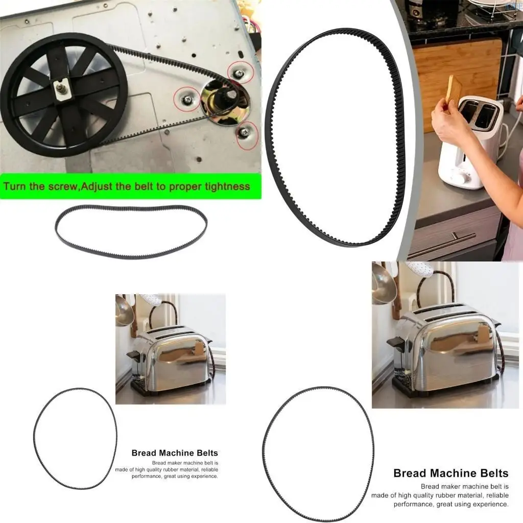 A2UE Pratica Cintura per produttori pane 185 Denti 555 mm Cintura trasmissione MACCHINA CINTULE Accessori per da cucina