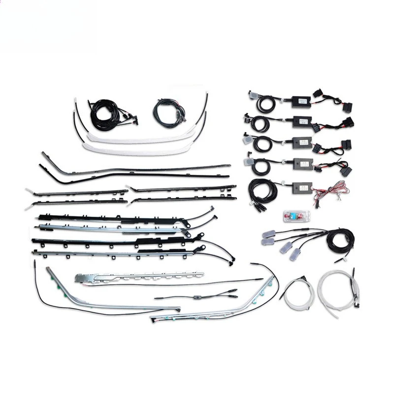 

Подходит для нового Audi A6lA7 19-23 внутреннего атмосферного освещения A7L, модернизация модификации, идеальная приборная панель, атмосферный свет